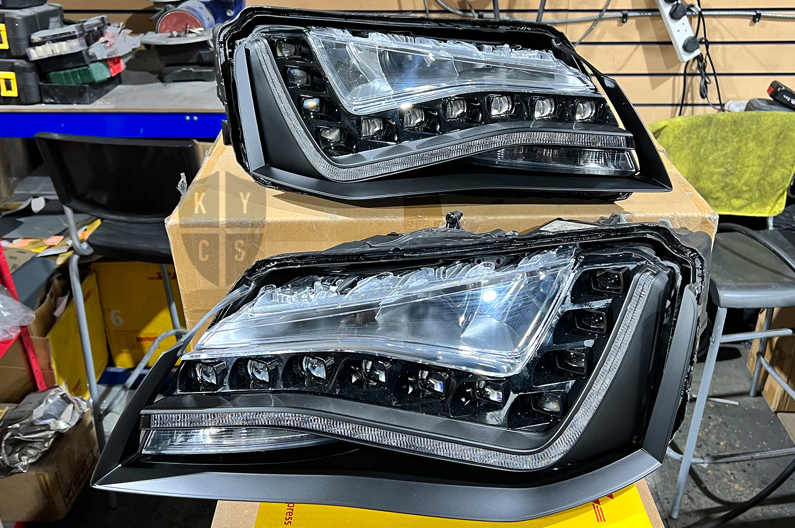 Internal Headlight Paintwork