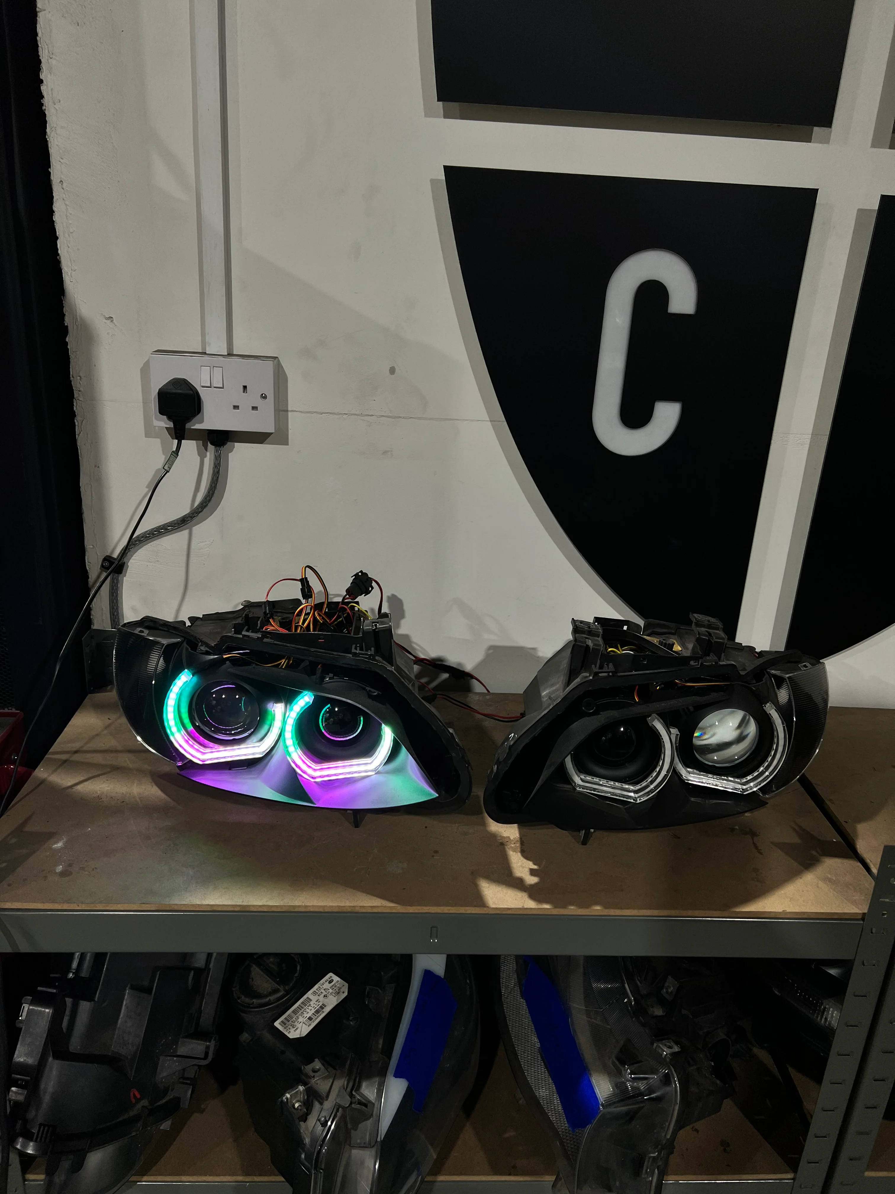 Prebuilt - E9x M3, E92/E93 Pre LCI (KYCS 3/4 DTM Colour Chasing Angel Eyes) - Image 7