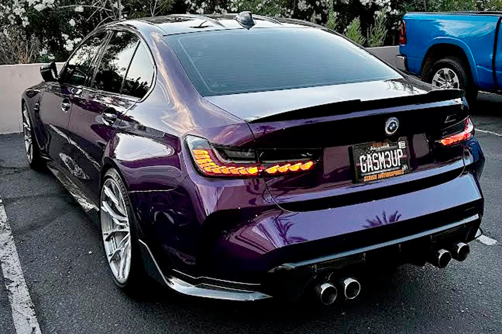 BayOptiks - BMW G20 3 Series & M3 Tail Lights - Sequential OLED GTS Style (White) - Image 2
