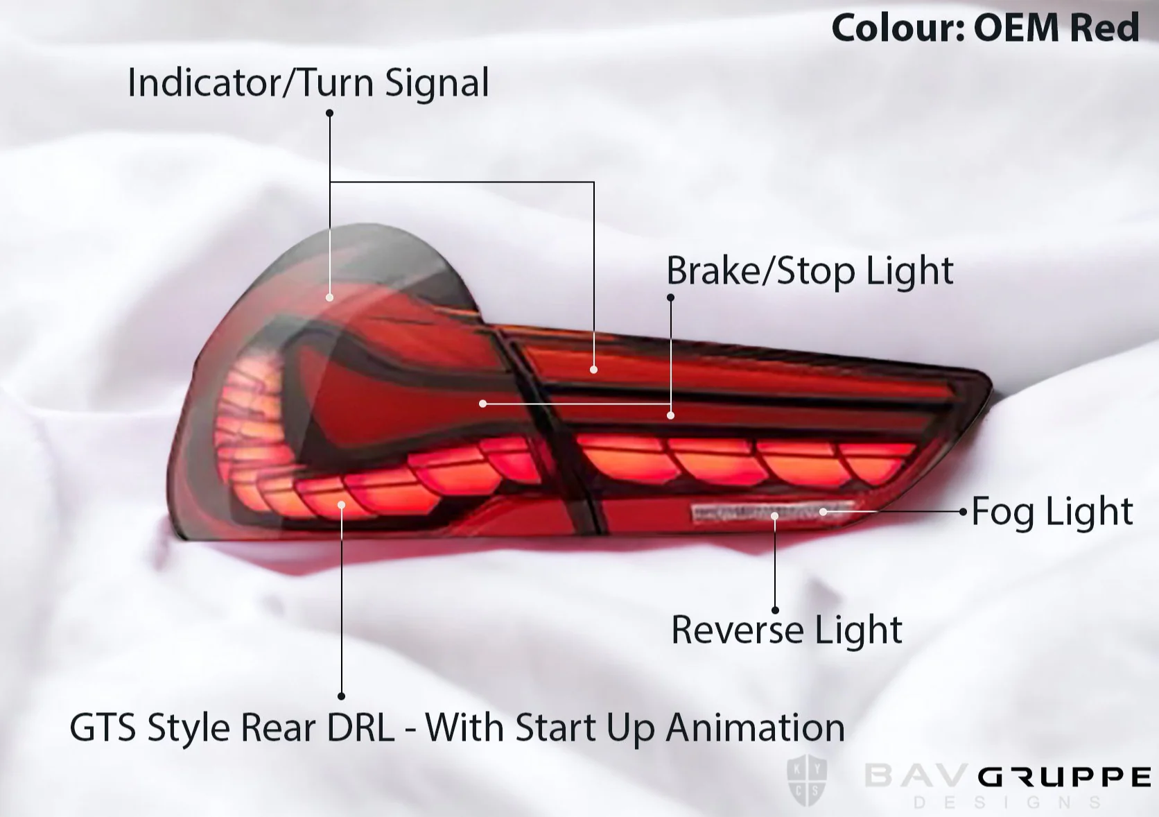 BavGruppe Design x KYCS - BMW M6 & 6 Series F06/F12/F13 GTS Style OLED Tail Lights - Image 12
