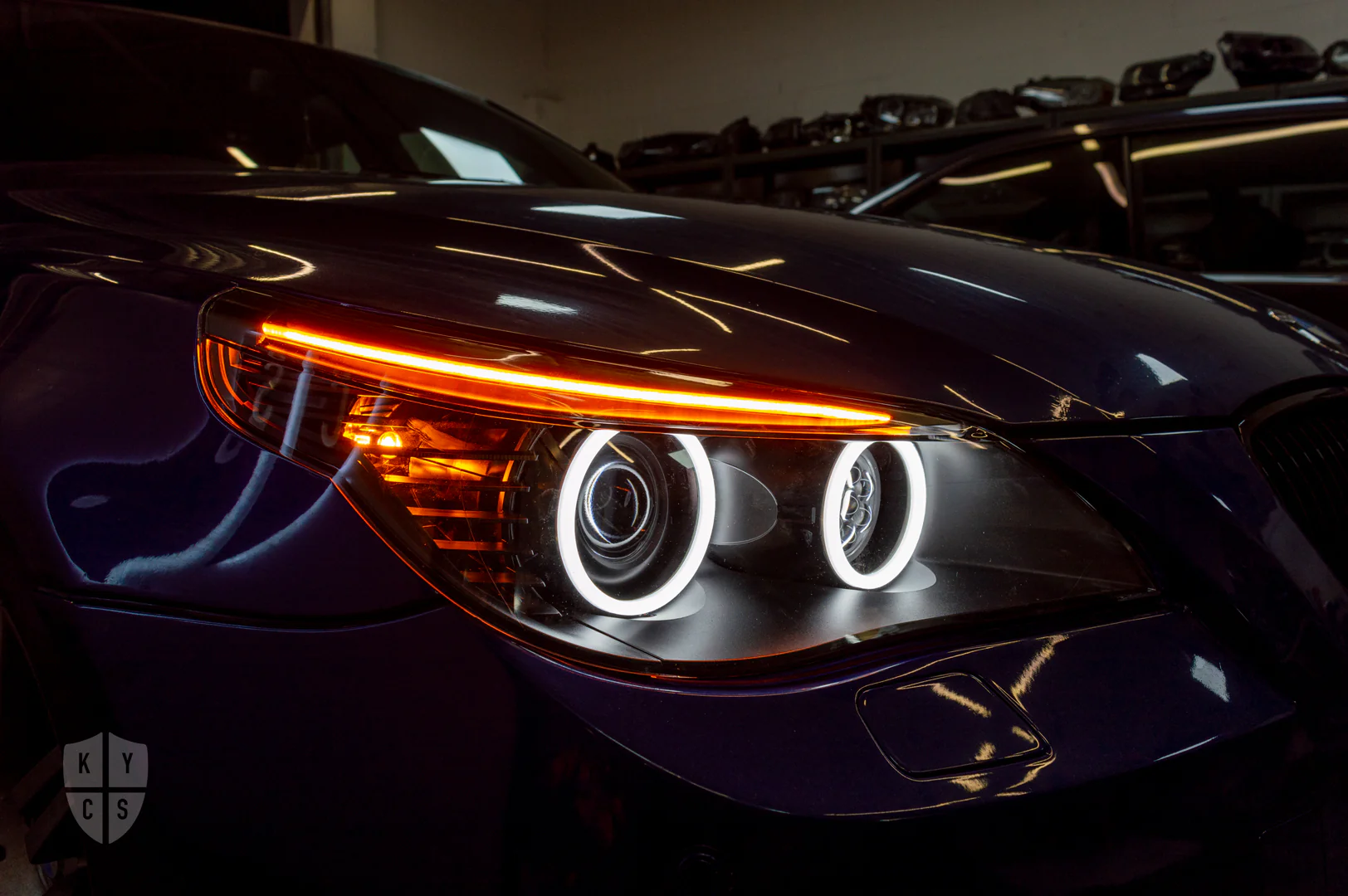 E60 E61 LCI - Round Angel Eyes (5 Series & M5 Halogen Headlights) - Image 4