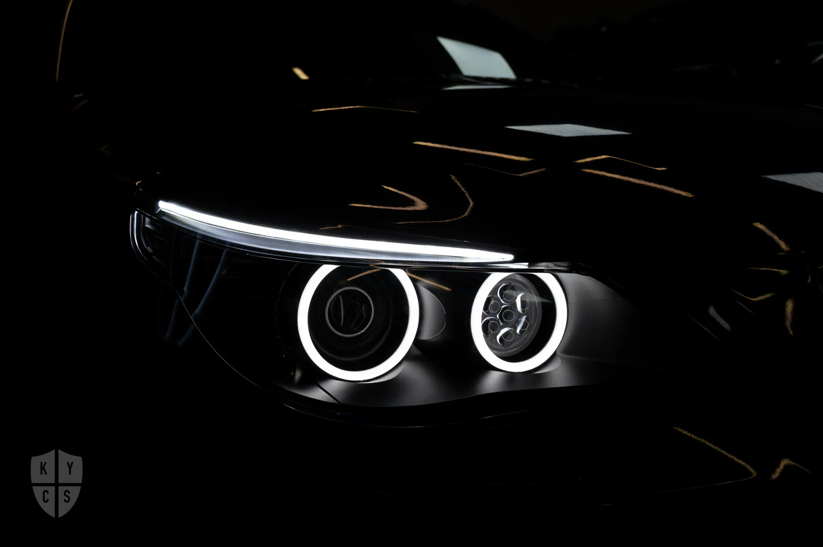E60 E61 LCI - Round Angel Eyes (5 Series & M5 Halogen Headlights) - Image 9