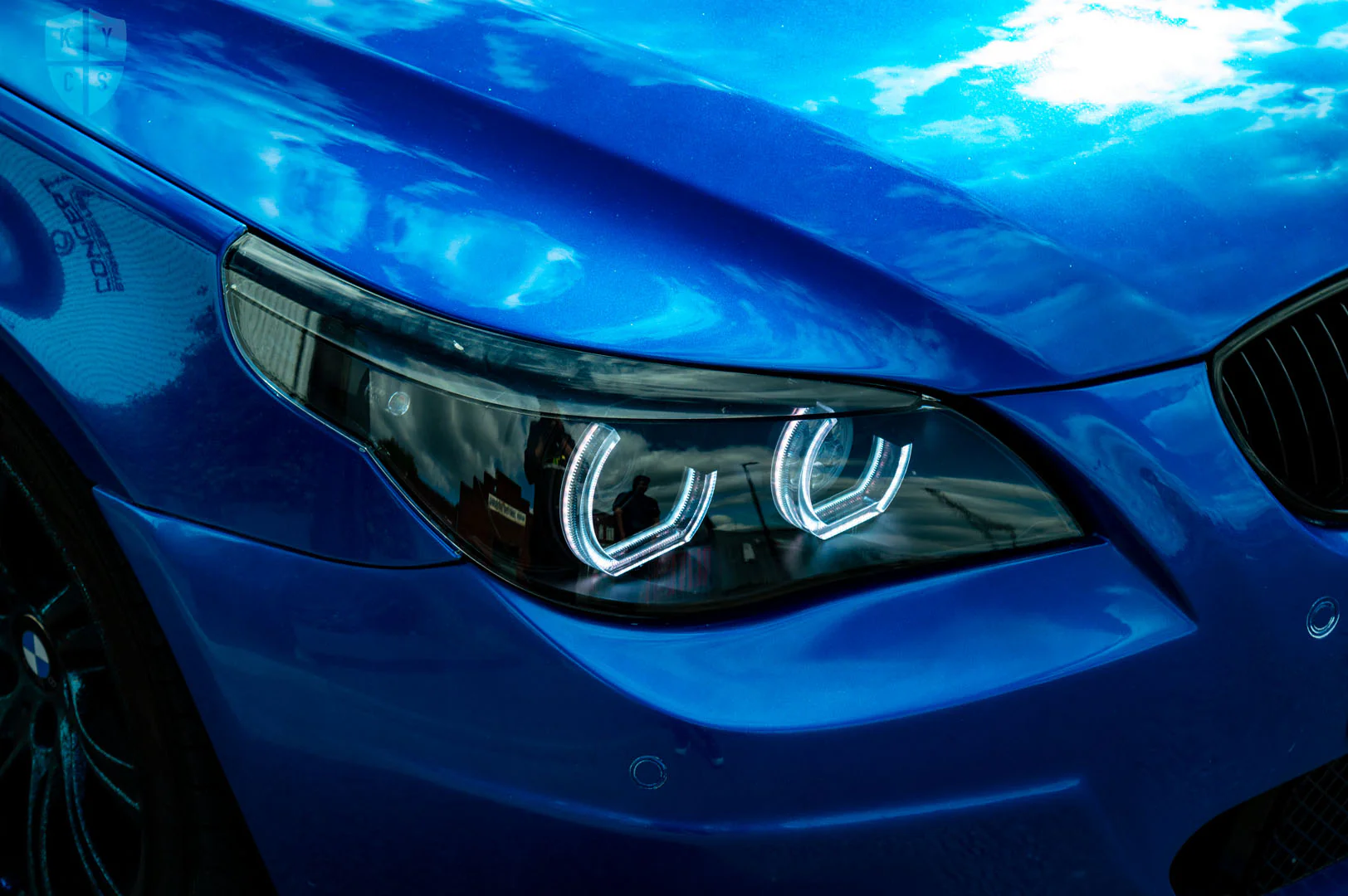 E60 E61 Pre LCI - 3/4 DTM Angel Eyes (5 Series & M5 Xenon Headlights) - Image 3