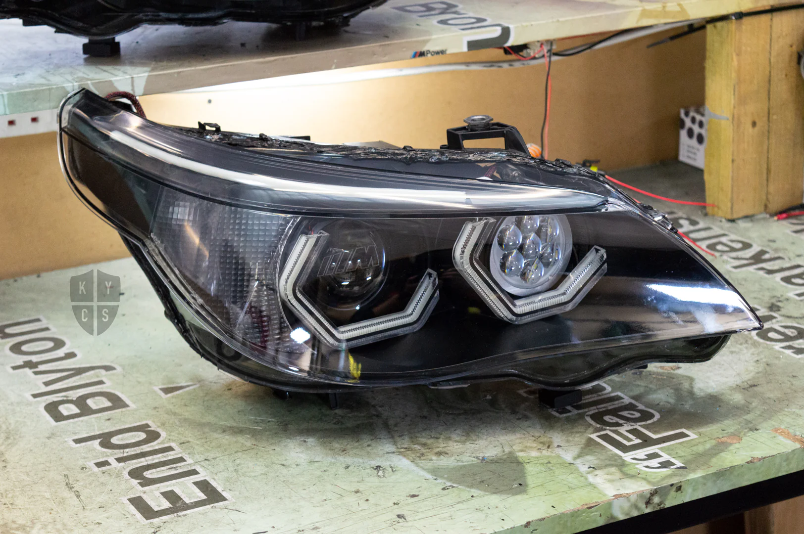 E60 E61 Pre LCI - Vision Angel Eyes (5 Series & M5 Xenon Headlights) - Image 3