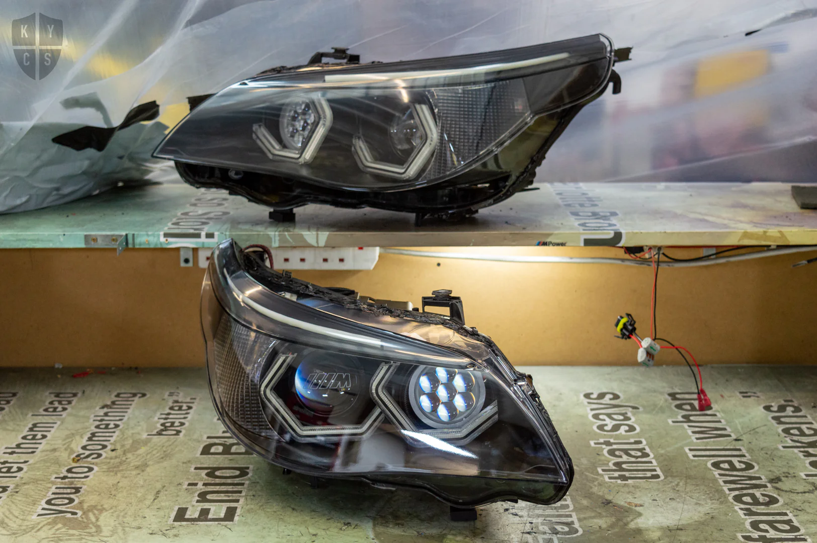 E60 E61 Pre LCI - Vision Angel Eyes (5 Series & M5 Xenon Headlights) - Image 4
