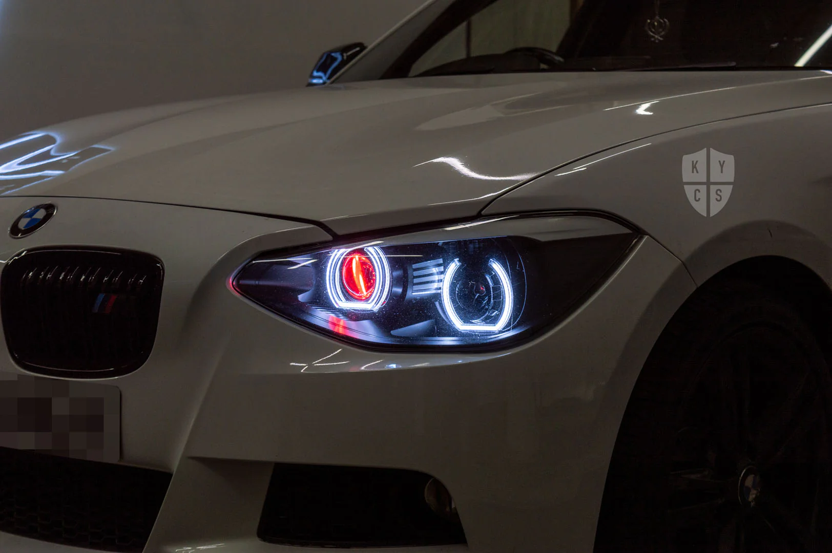 F20 F21 Pre LCI - DTM Angel Eyes (BMW 1 Series Halogen Headlights) - Image 6