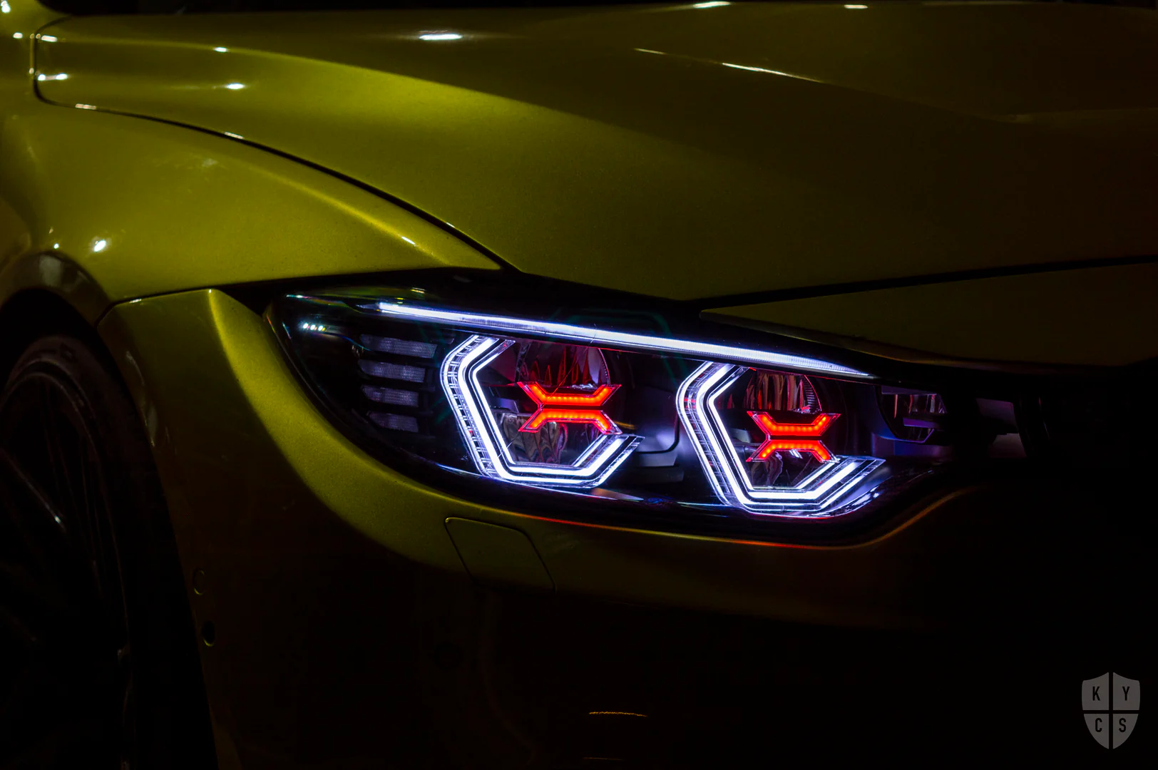 F32 F33 F36 F80 F82 F83 Pre LCI - Vision Concept Angel Eyes (4 Series & M3 M4 Adaptive LED Headlights) - Image 6