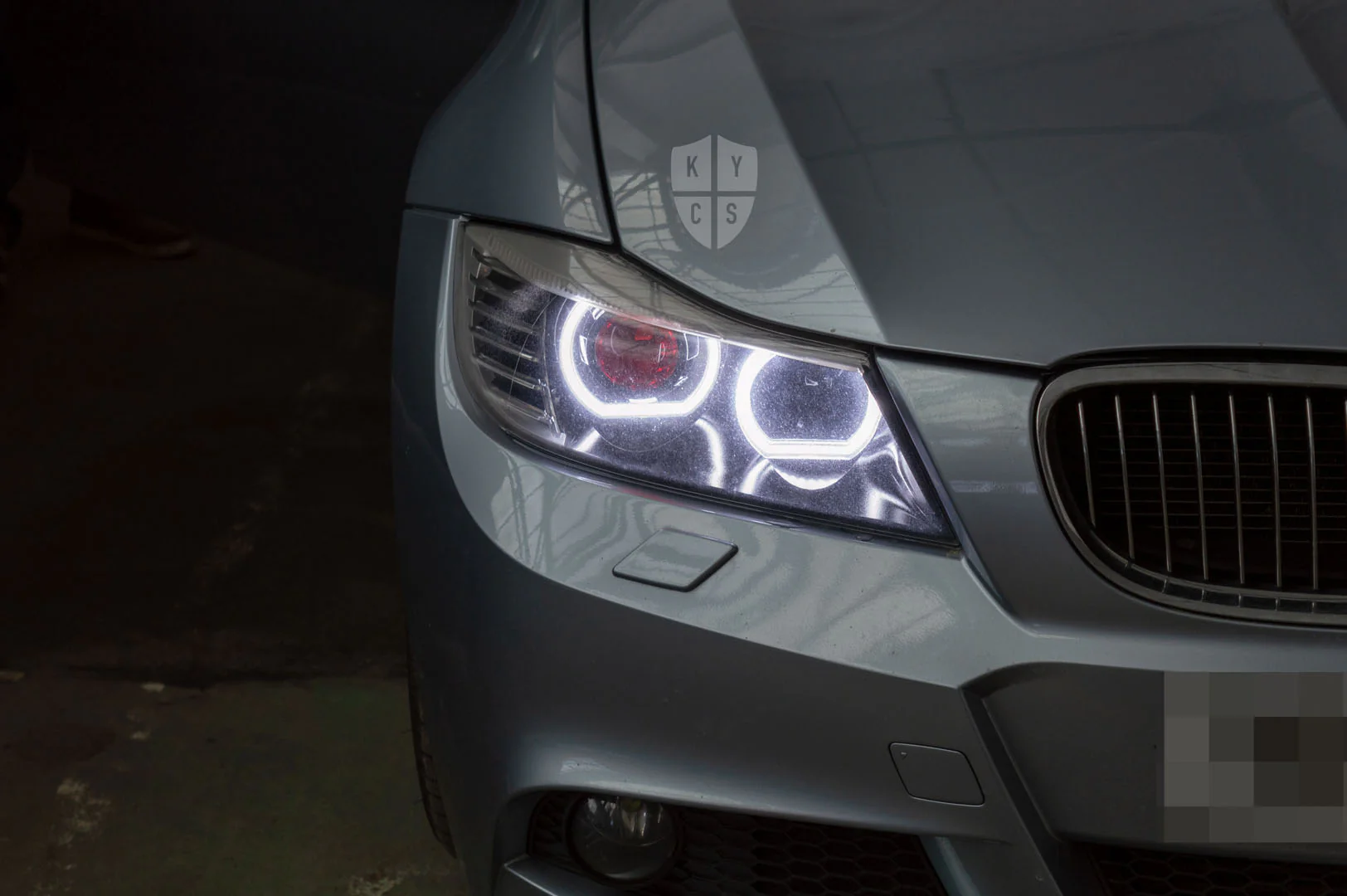 E90 E91 LCI - DTM Angel Eyes (3 Series Halogen Headlights) - Image 2
