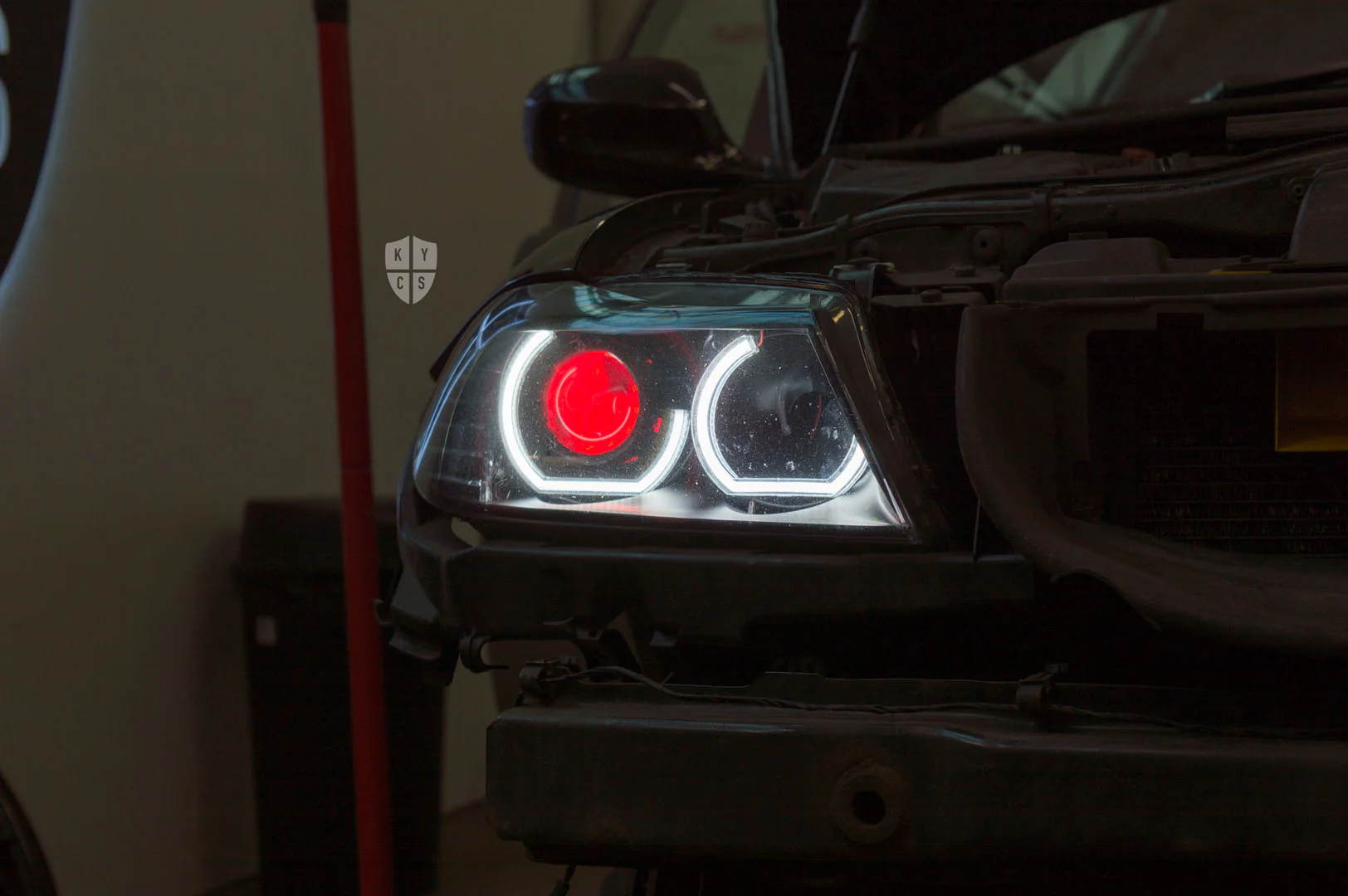 E90 E91 LCI - 3/4 DTM Angel Eyes (3 Series Halogen Headlights) - Image 2