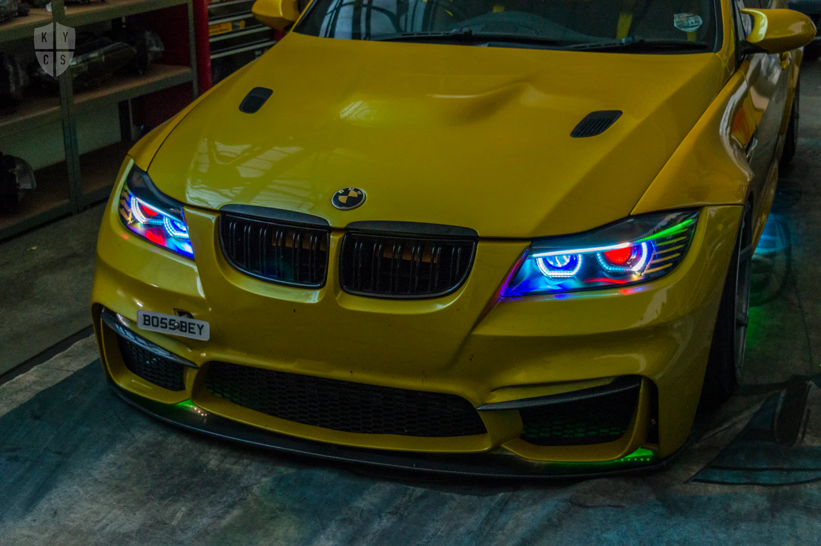 E90 E91 LCI - 3/4 DTM Angel Eyes (3 Series Halogen Headlights) - Image 3
