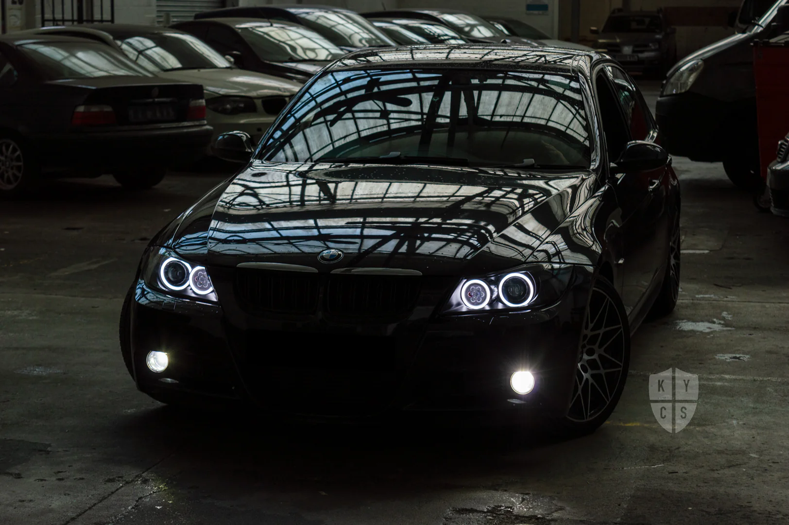 E90 E91 Pre LCI - Round Angel Eyes (3 Series Halogen Headlights) - Image 15