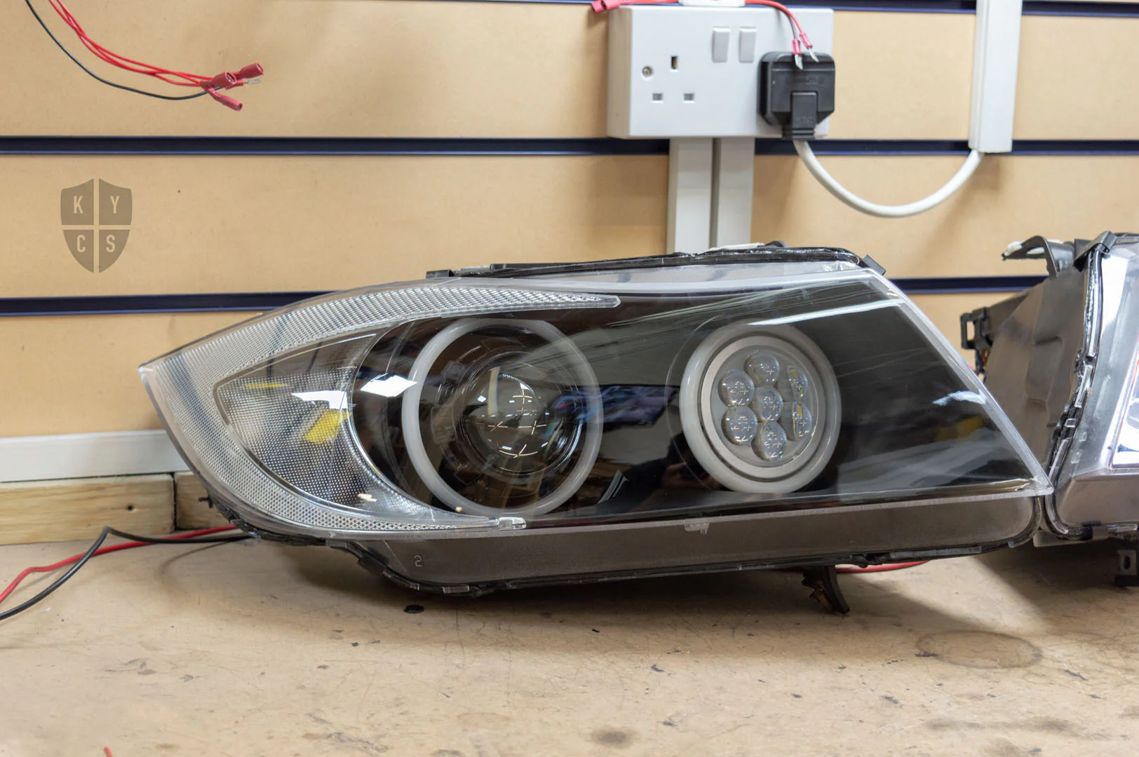 E90 E91 Pre LCI - Round Angel Eyes (3 Series Halogen Headlights) - Image 5