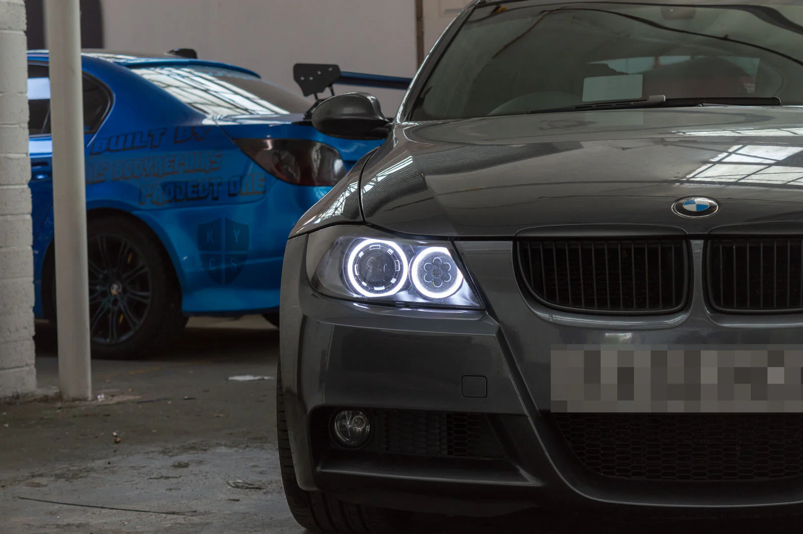 E90 E91 Pre LCI - Round Angel Eyes (3 Series Halogen Headlights) - Image 9