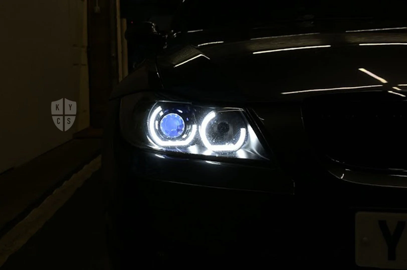 E90 E91 Pre LCI - 3/4 DTM Angel Eyes (3 Series Halogen Headlights)