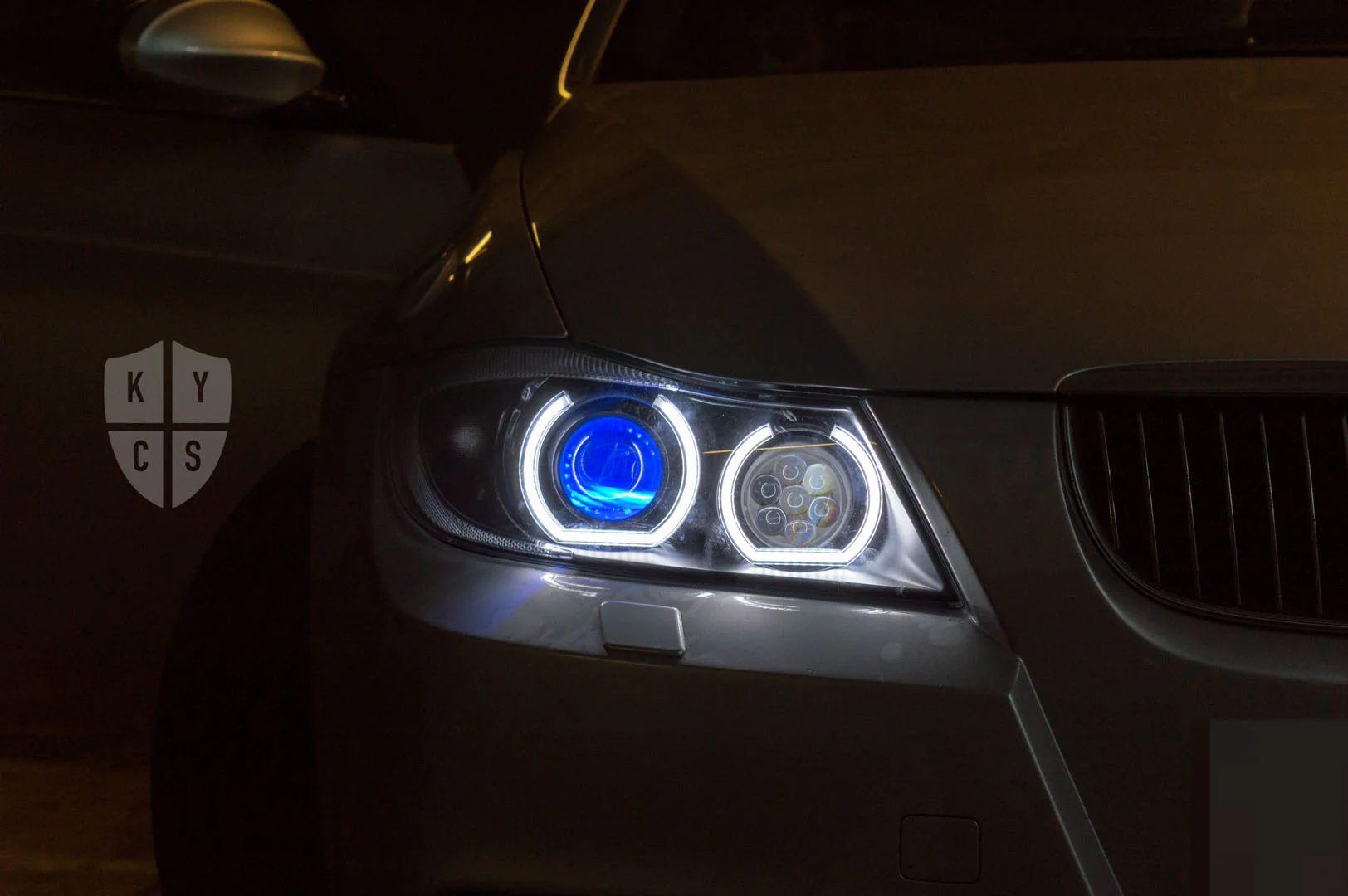 E90 E91 Pre LCI - DTM Angel Eyes (3 Series Xenon Headlights)