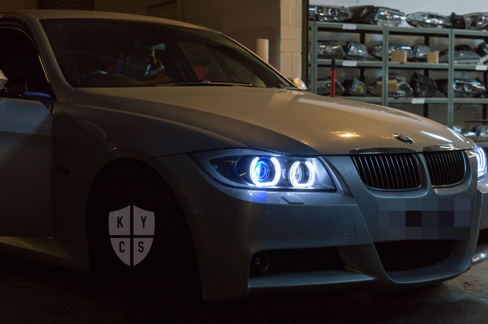 E90 E91 Pre LCI - DTM Angel Eyes (3 Series Xenon Headlights) - Image 4