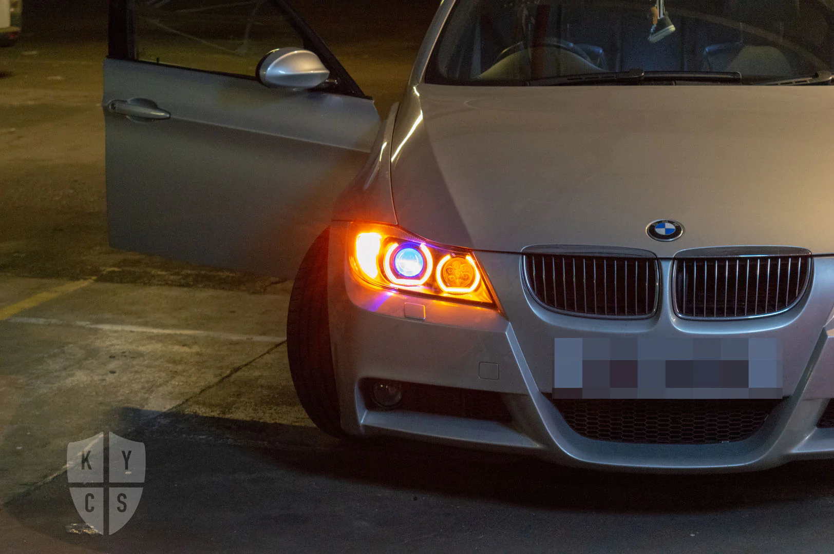 E90 E91 Pre LCI - DTM Angel Eyes (3 Series Xenon Headlights) - Image 6