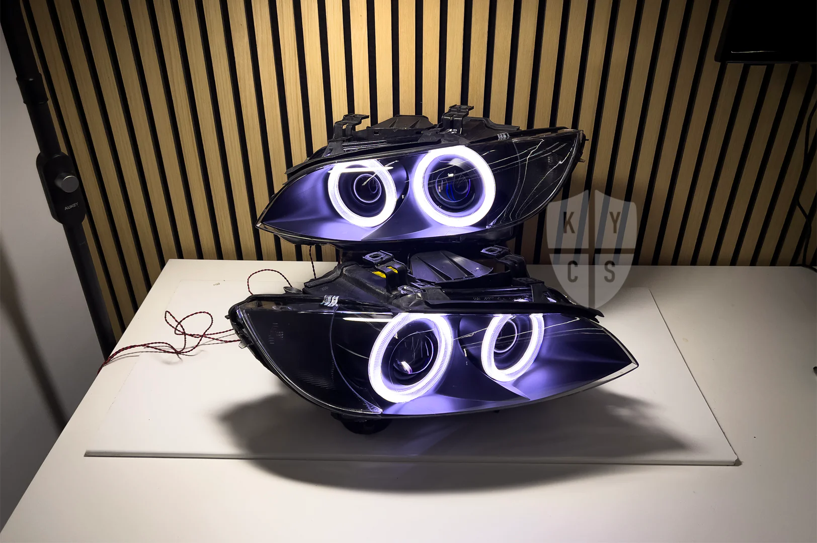 E9x M3 & E92 E93 Pre LCI - Round Angel Eyes (3 Series & M3 Xenon Headlights) - Image 5