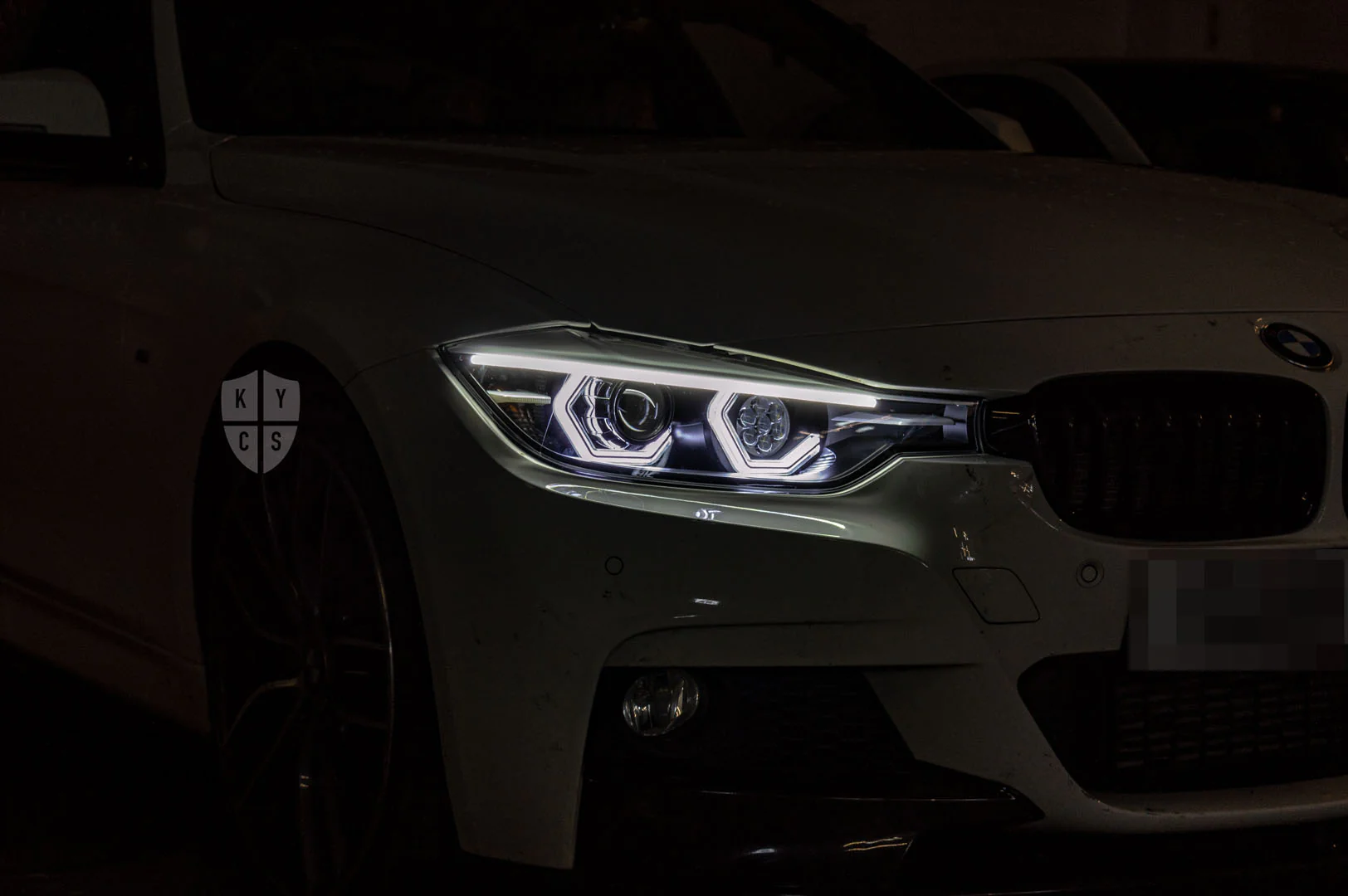 F30 F31 Pre LCI - Vision Angel Eyes (3 Series Halogen Headlights)