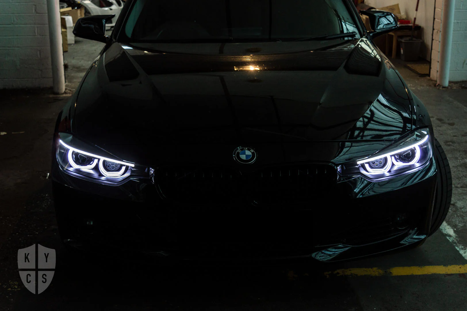 F30 F31 Pre LCI - 3/4 DTM Angel Eyes (3 Series Halogen Headlights) - Image 8