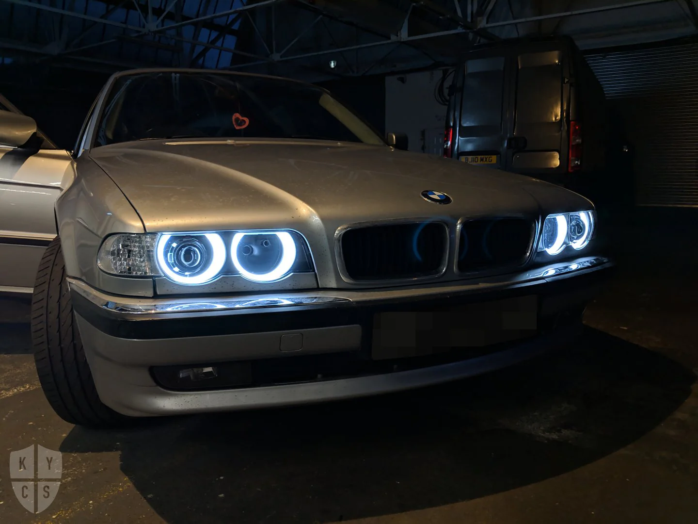 E38 Round Angel Eyes (7 Series Halogen Headlights) - Image 18