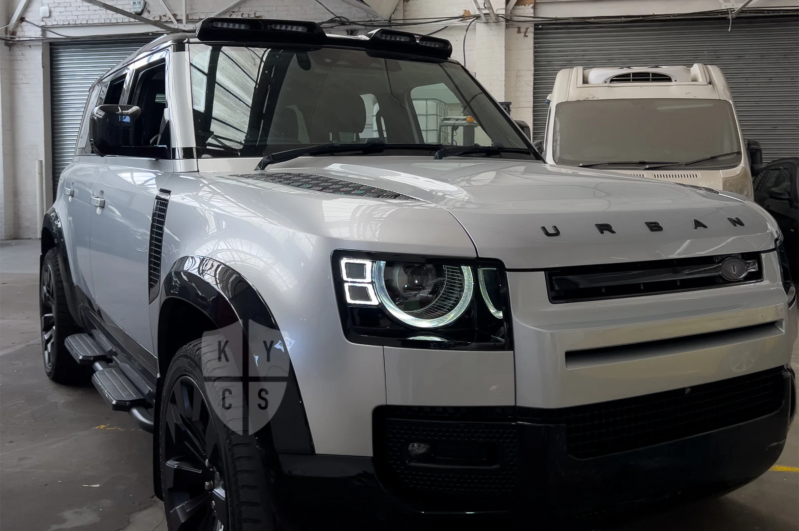 Land Rover New Defender (L663 2020+) Refurbishment & Repair From Burnt/Yellowing Failed Signature Ring LED DRL - Image 3