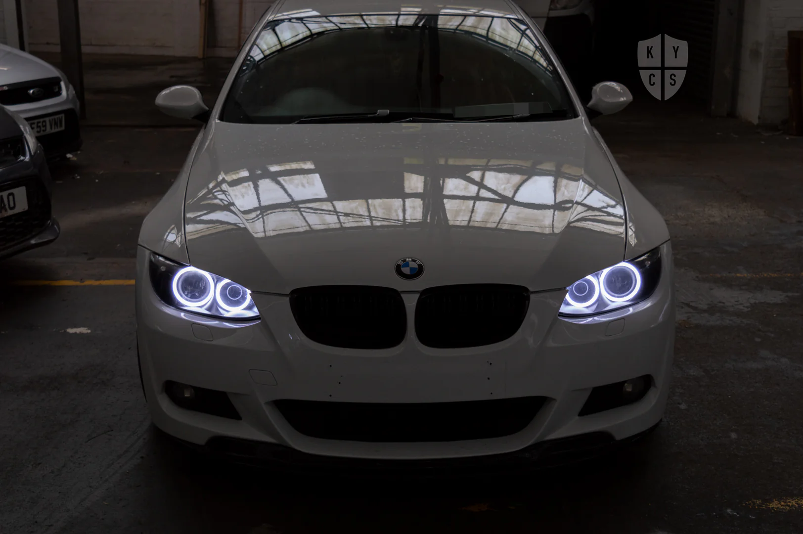 Prebuilt - E9x M3, E92/E93 Pre LCI (KYCS Full Circle Soft Glow Angel Eyes) - Image 14
