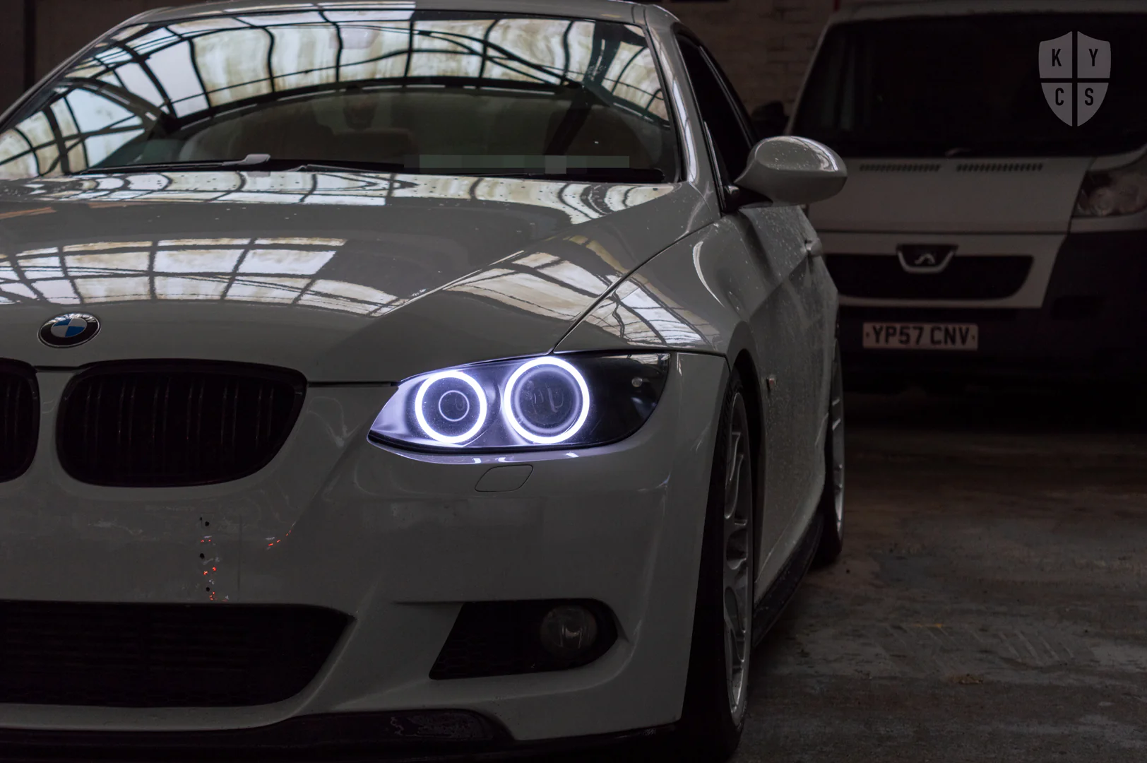 Prebuilt - E9x M3, E92/E93 Pre LCI (KYCS Full Circle Soft Glow Angel Eyes) - Image 15